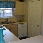 Kitchen 1 in one bedroom model apartment